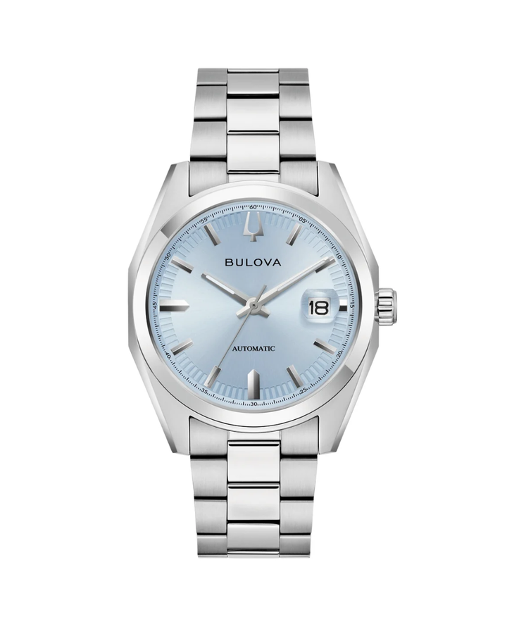 Bulova Ice Blue Surveyor Automatic Unisex Watch - 96B469