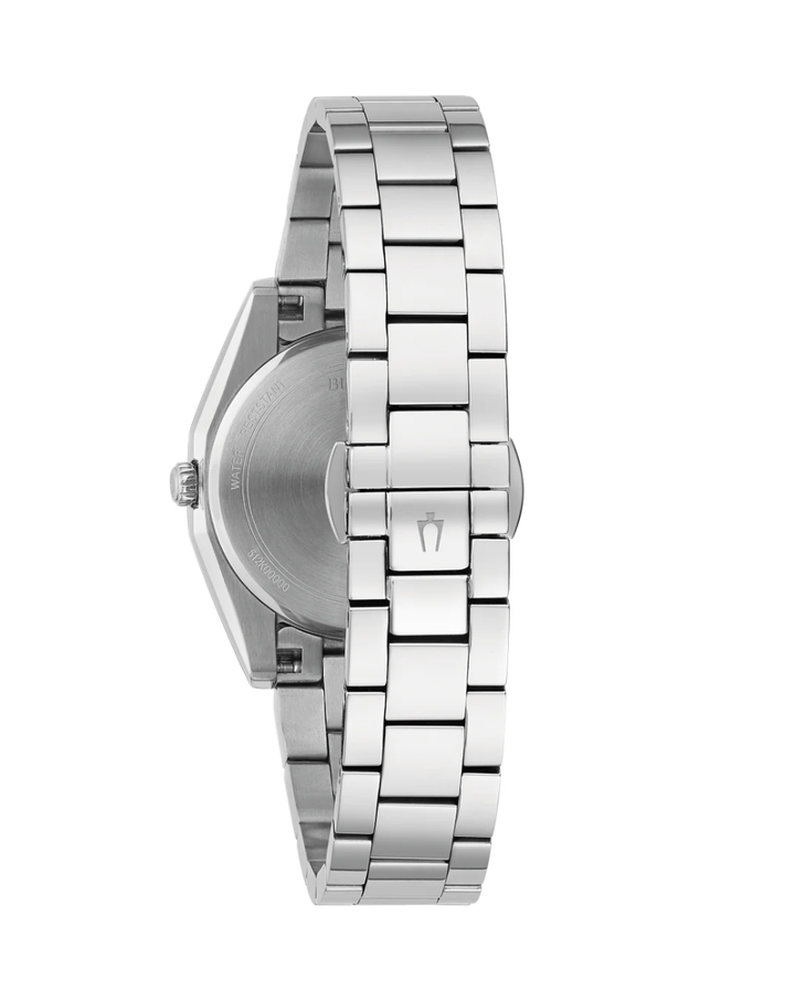 Bulova 96L348 Pink Dial Surveyor Ladies Quartz Watch - 96L348