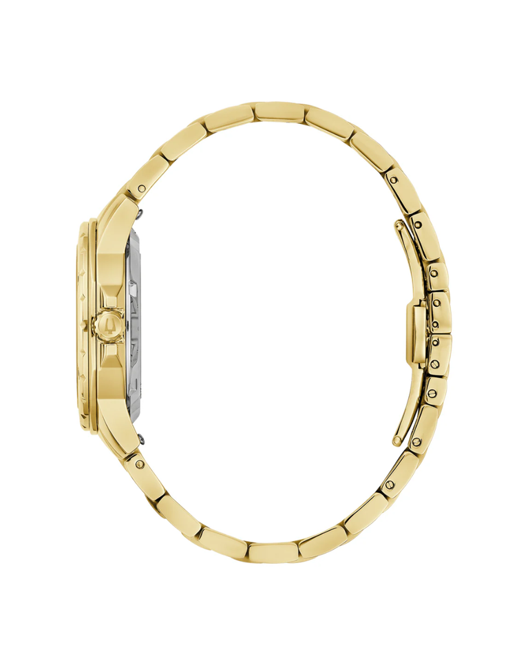 Bulova Marine Star Automatic Gold Ladies Watch - 97P171