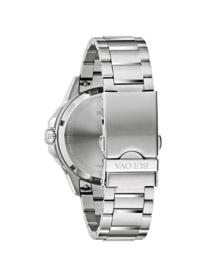 Bulova Marine Star Precisionist Black Dial Men's Watch - 96B434