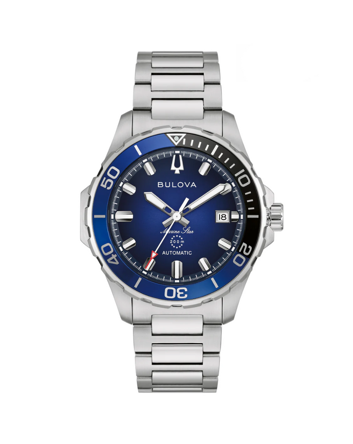 Bulova Marine Star Series B Automatic Mens Watch - 98B466