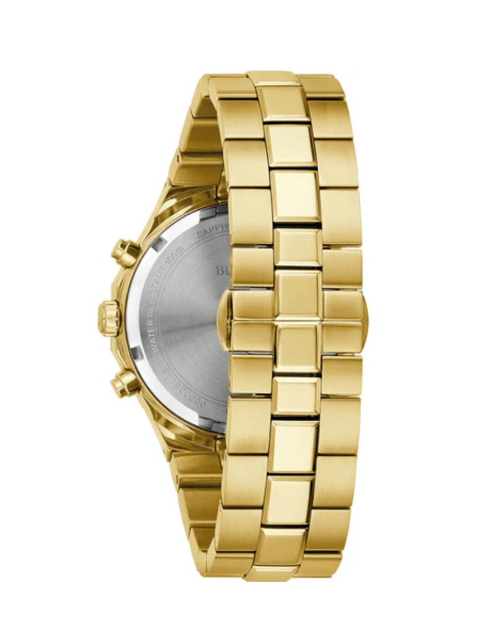 Bulova Prestige Gold Chronograph Men's Watch - 97B232