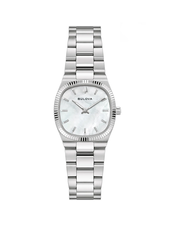 Bulova Super Seville Mini MOP Dial Ladies Watch - 96L353