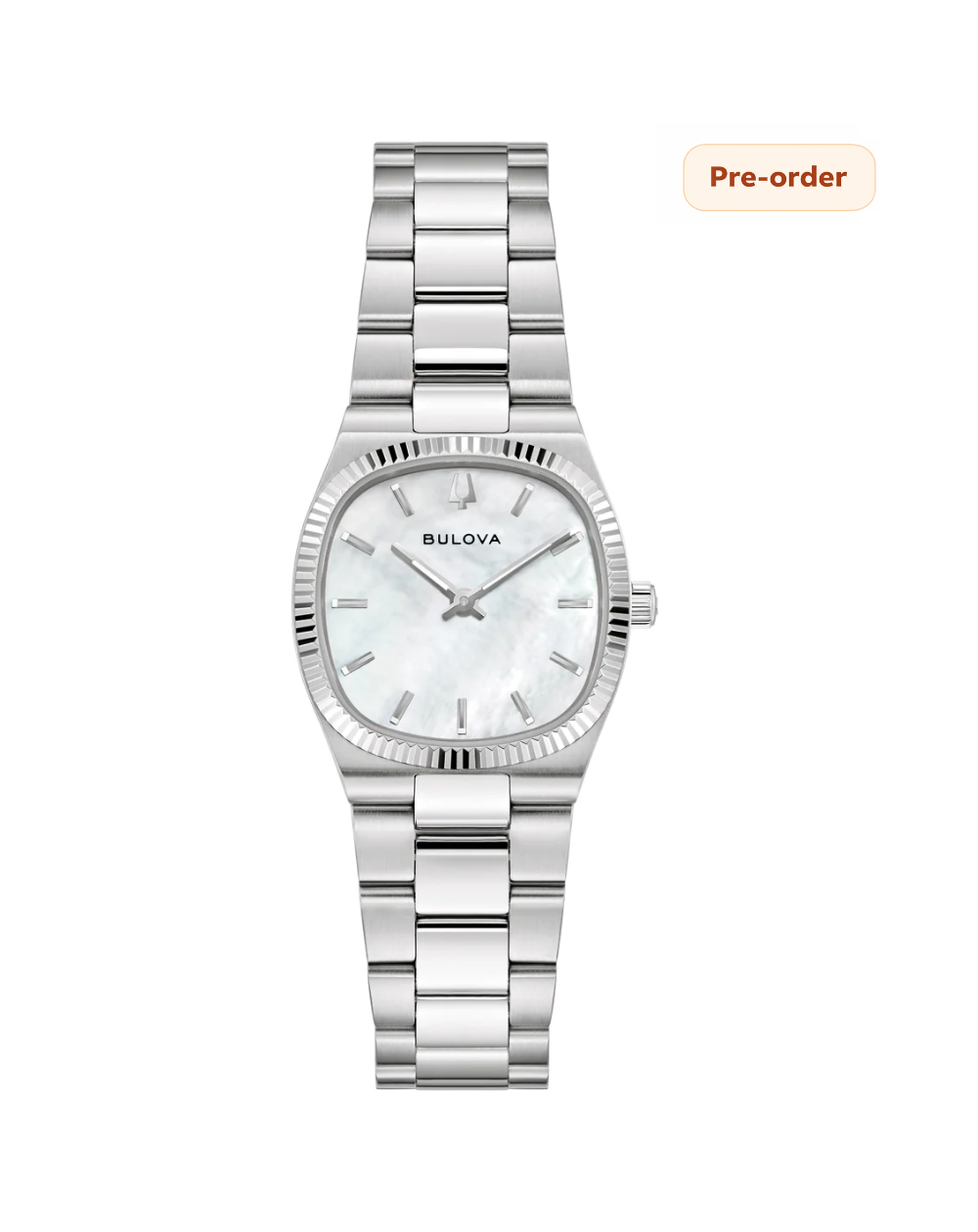 Bulova Super Seville Mini MOP Dial Ladies Watch - 96L353