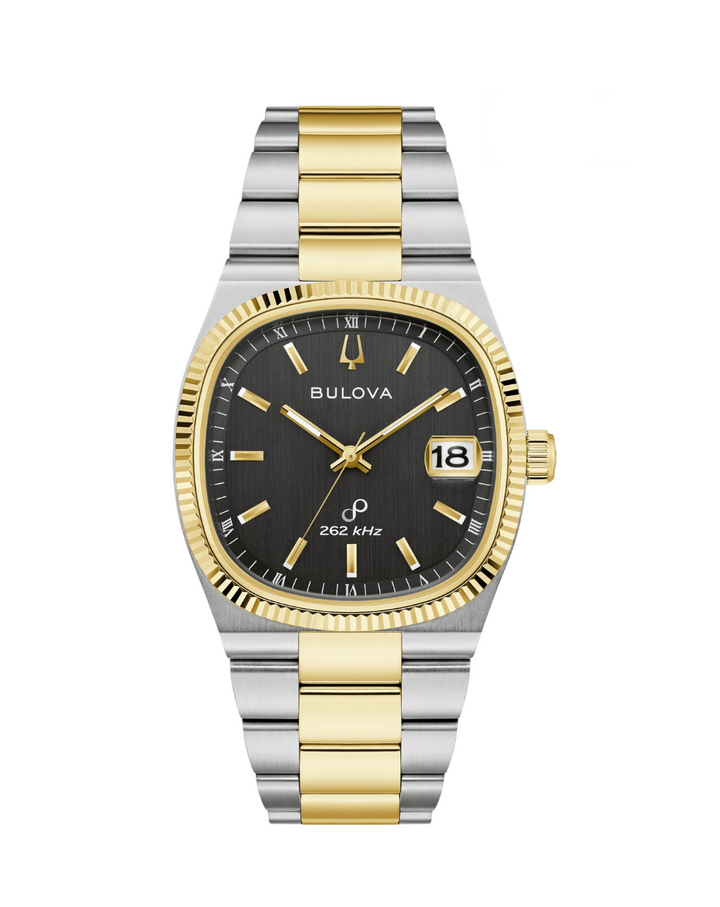 Bulova Super Seville Two Tone 38mm Mens Watch - 98B458