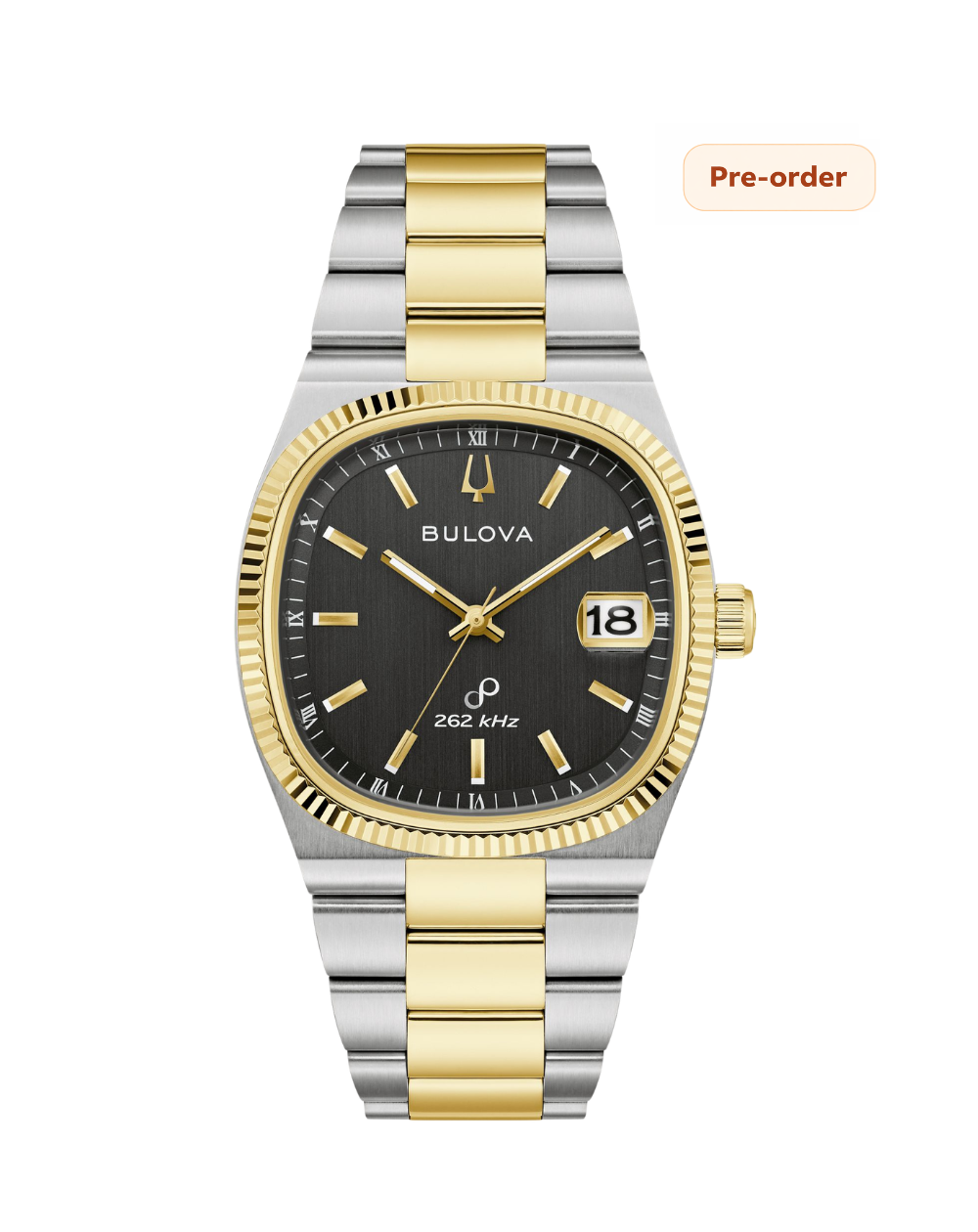 Bulova Super Seville Two Tone 38mm Mens Watch - 98B458