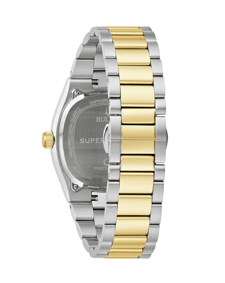 Bulova Super Seville Two Tone 38mm Mens Watch - 98B458