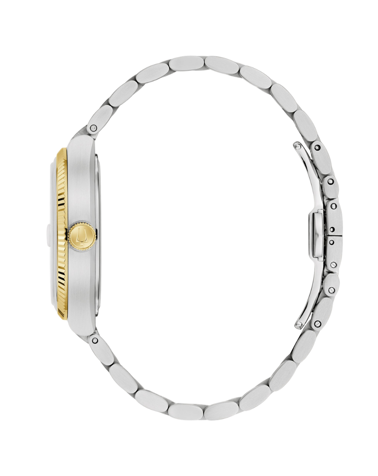 Bulova Super Seville Two Tone 38mm Mens Watch - 98B458