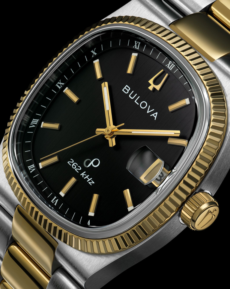 Bulova Super Seville Two Tone 38mm Mens Watch - 98B458