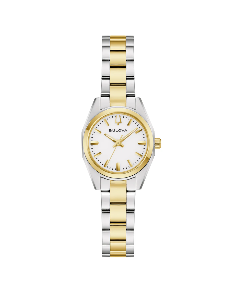 Bulova Surveyor Mini Two Tone Ladies Watch - 98L331