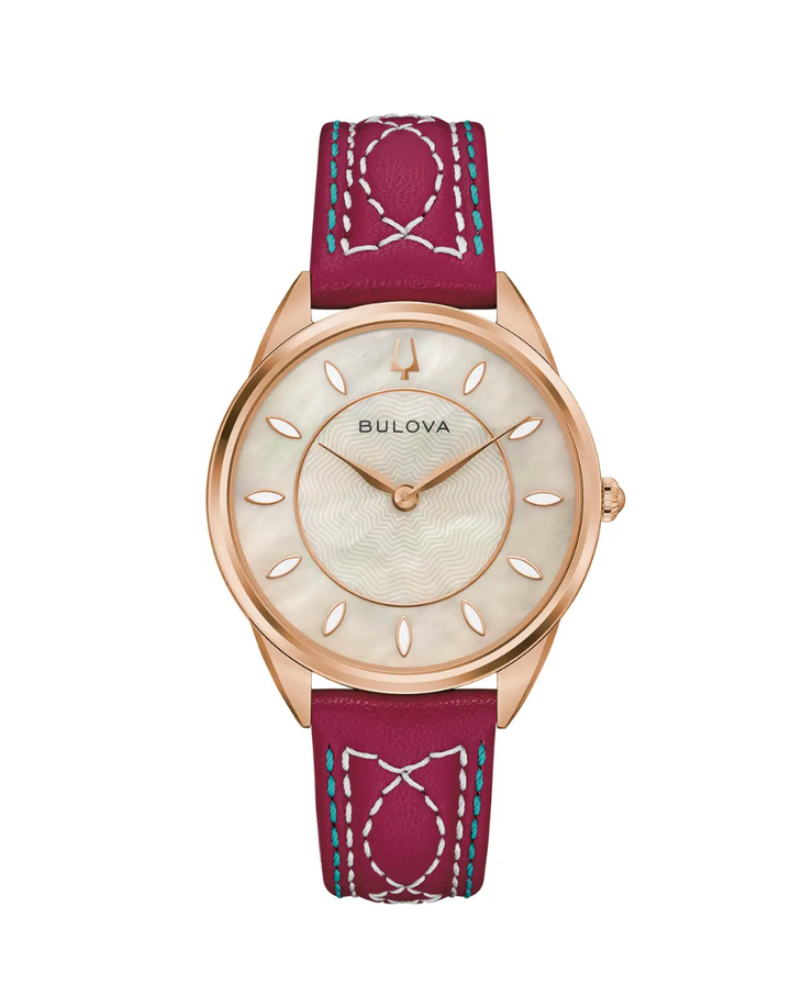 Bulova Sutton Western Rose Gold Ladies Watch - 97L204
