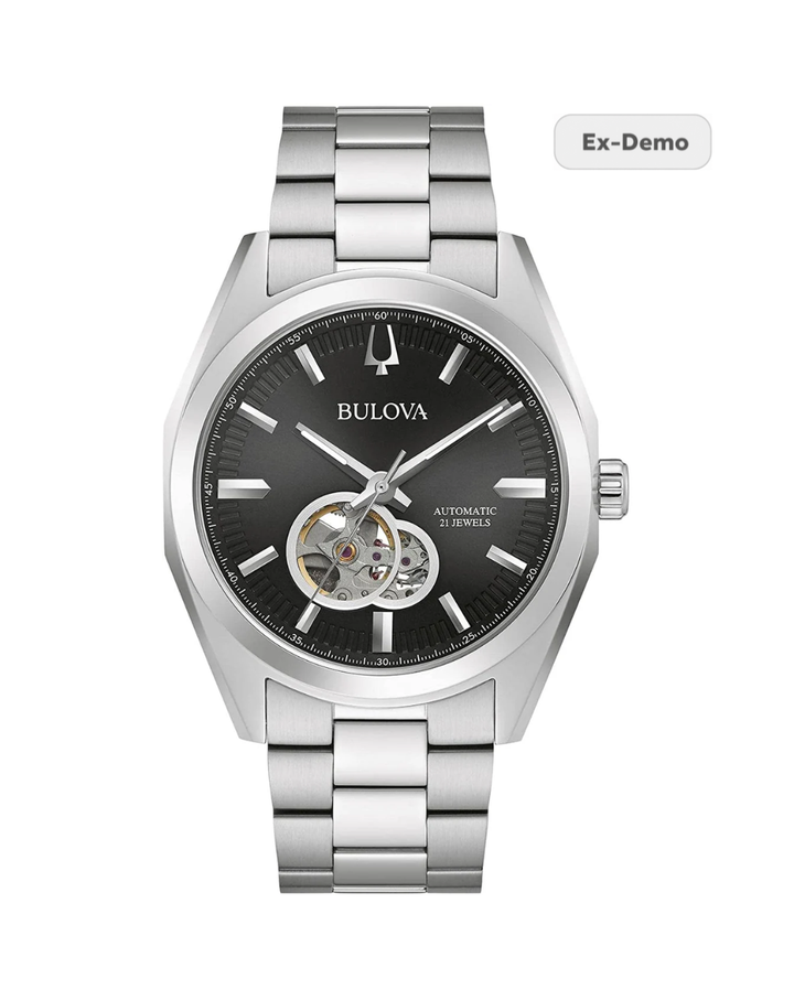 Bulova Automatic Open Heart Classic Mens Watch - 96A270