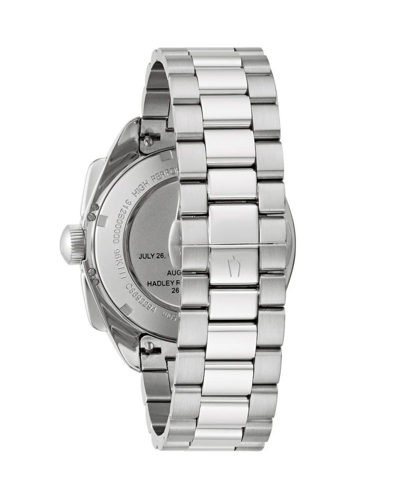 Bulova Lunar Pilot 96K111 caseback and bracelet