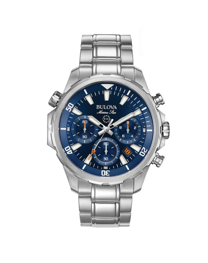 Bulova Marine Star Special Edition Chronograph Mens Watch - 96B256