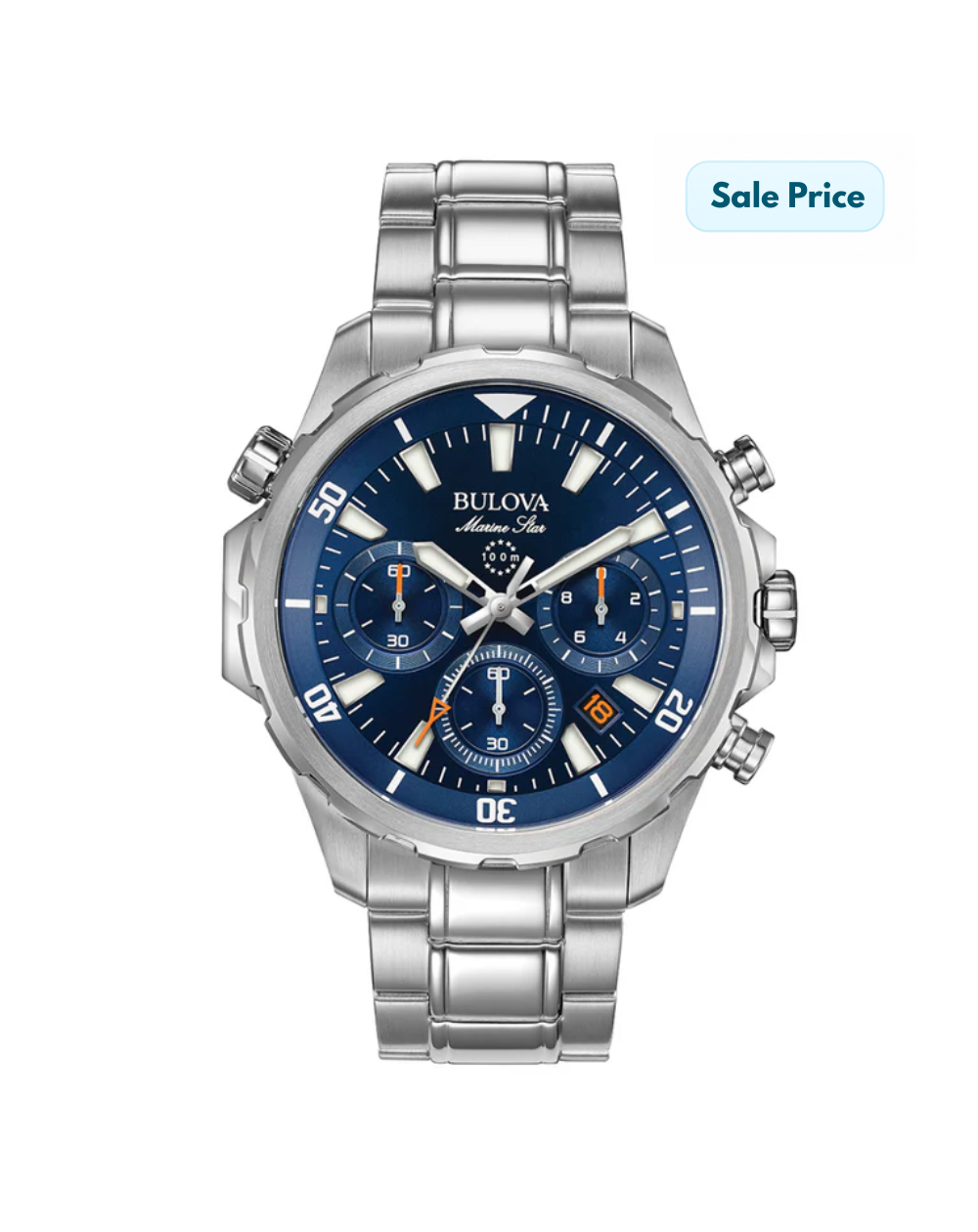 Bulova Marine Star Special Edition Chronograph Mens Watch - 96B256