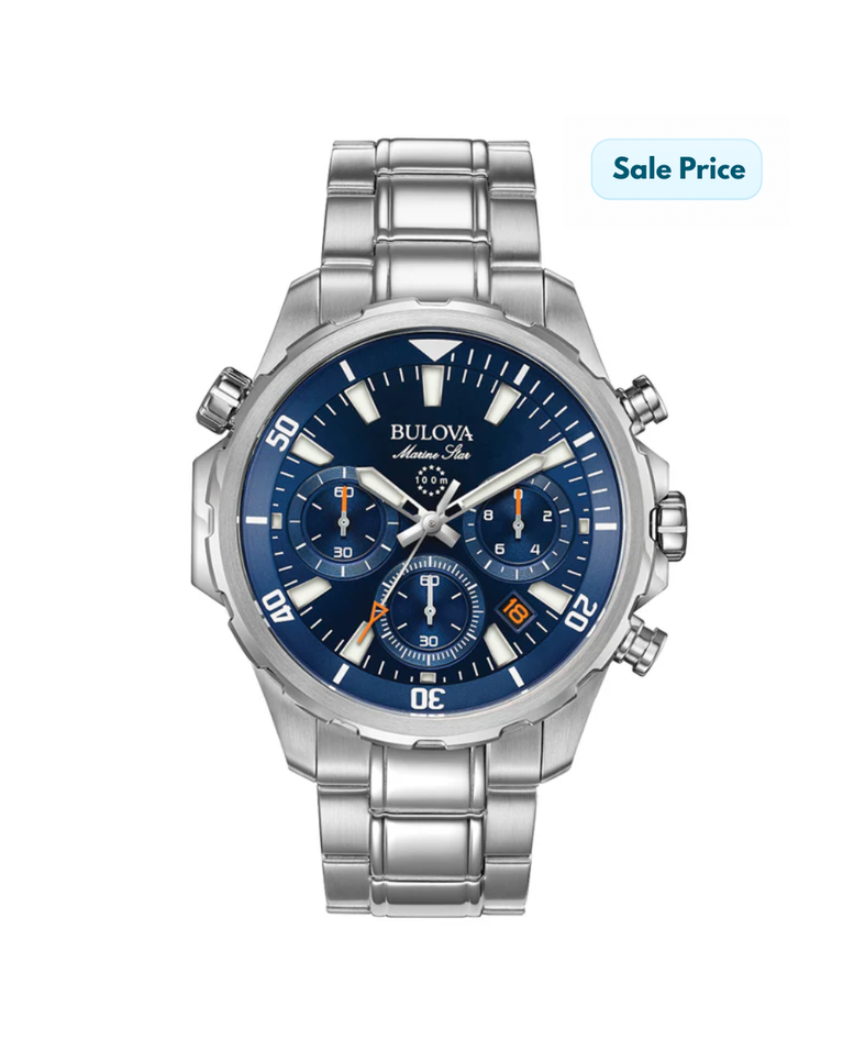 Bulova Marine Star Special Edition Chronograph Mens Watch - 96B256