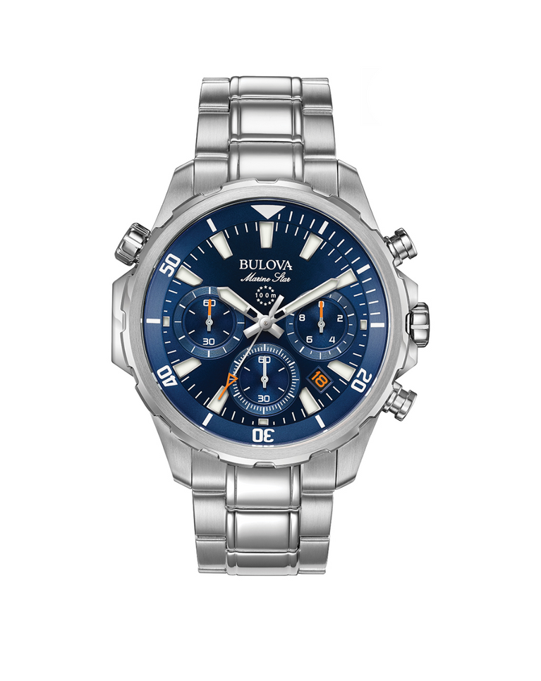 Bulova Marine Star Special Edition Chronograph Mens Watch - 96B256