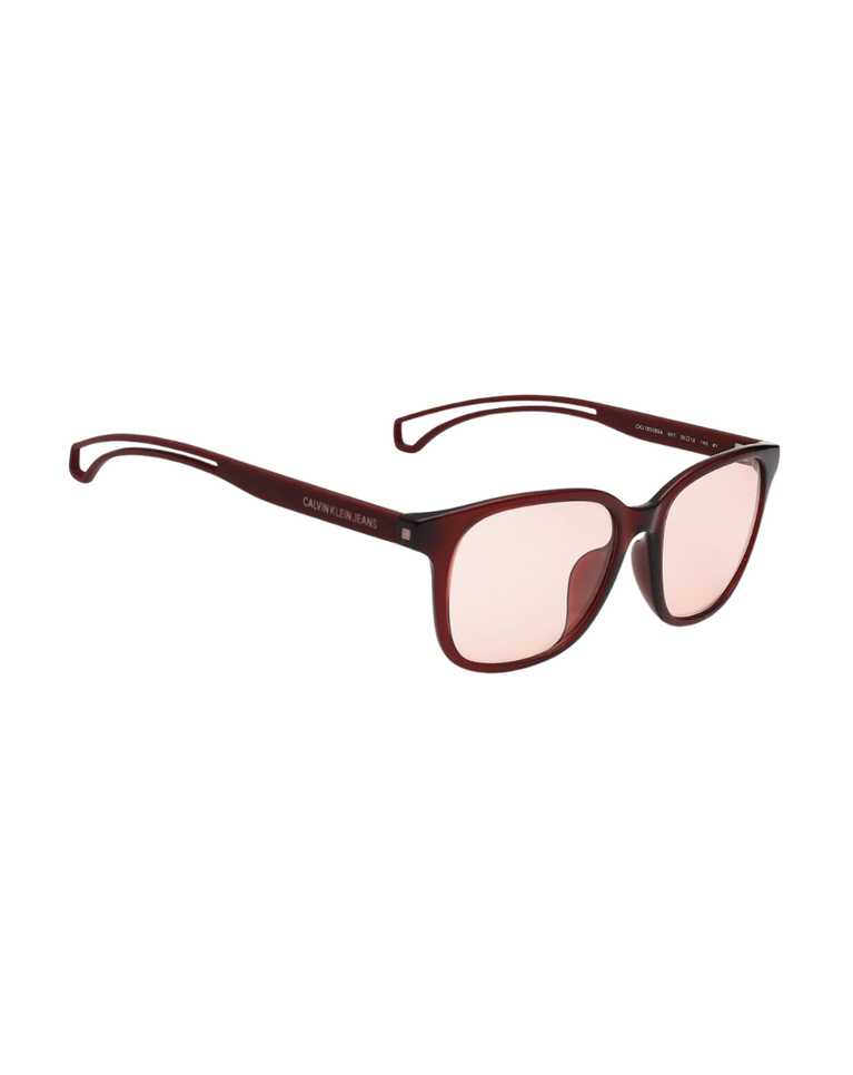 Calvin Klein Jeans Crystal Oxblood Unisex Sunglasses - CKJ18508SA.601.56/18