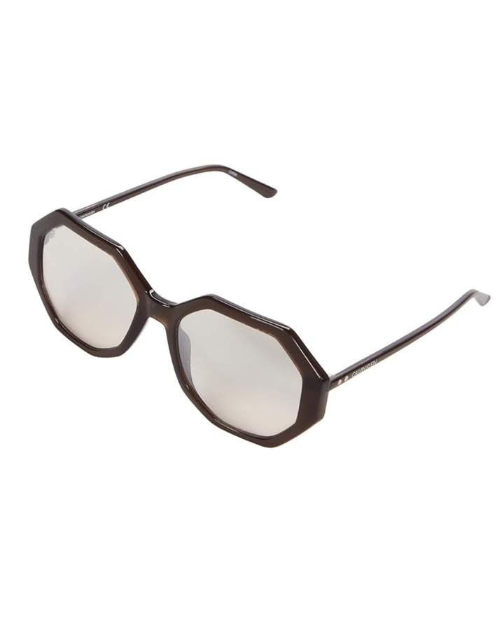 Calvin Klein Milky Dark Brown Sunglasses - CK19502S.201.55/18