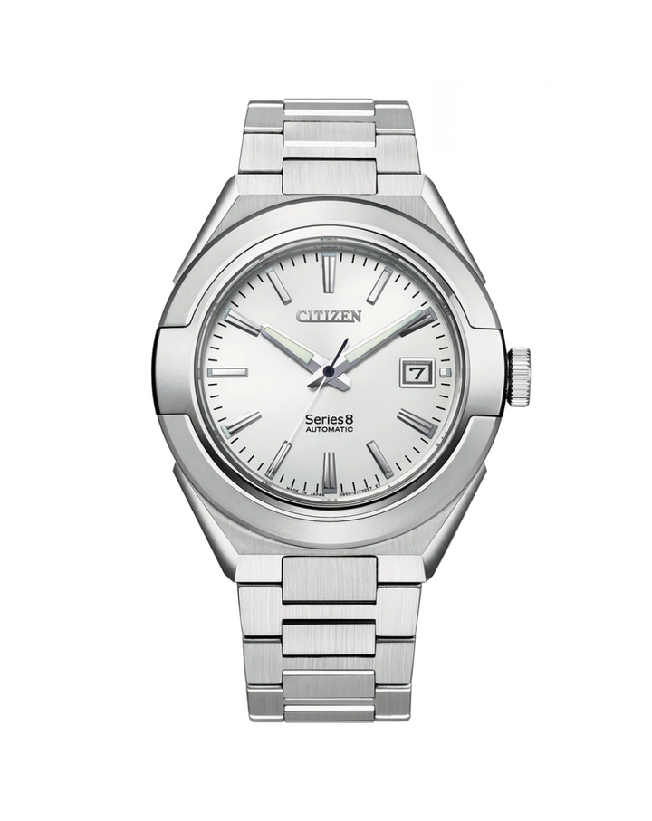 Citizen Automatic Series8 870 White Dial Mens Watch - NA1000-88A