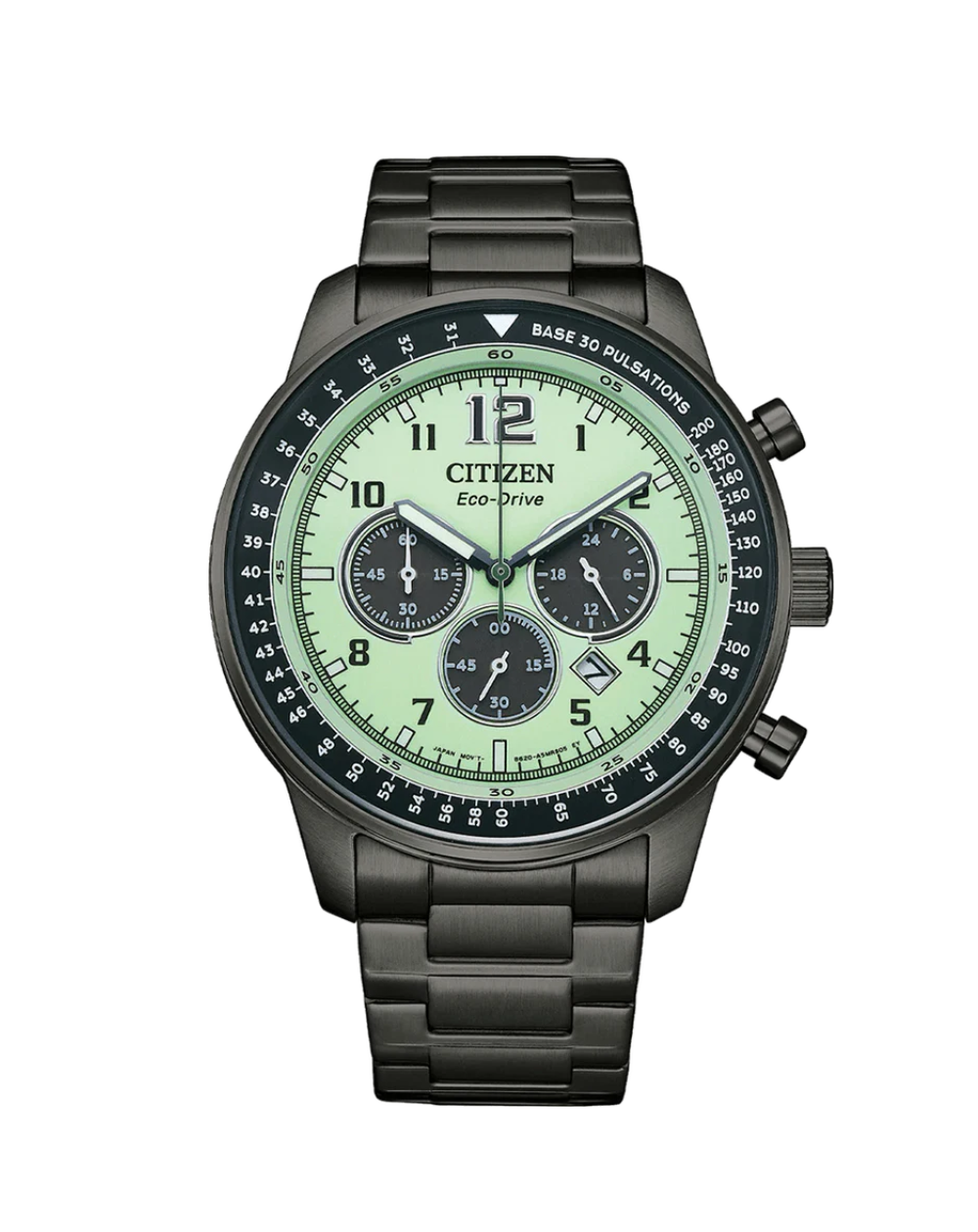Citizen Black Chronograph Eco-Drive Mens Watch - CA4507-84X