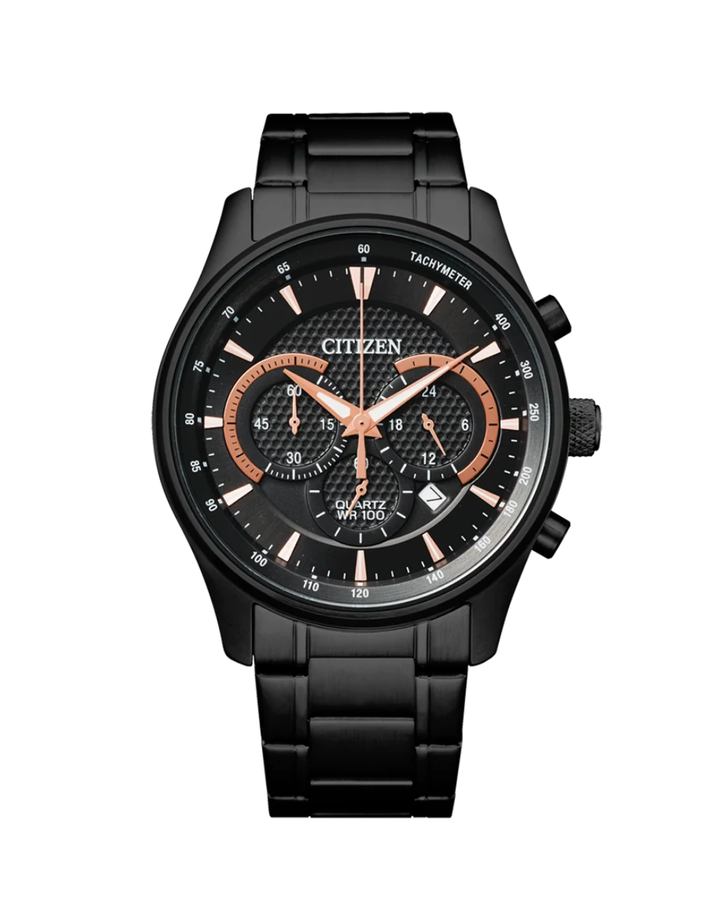 Citizen Classic Chronograph Black Dial Mens Watch - AN8195-58E
