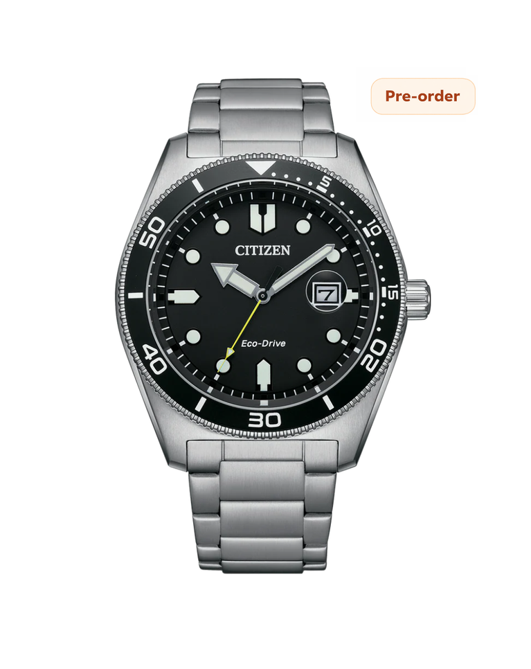 Citizen Classic Sport Eco Drive Black Dial Mens Watch - AW1760-81E