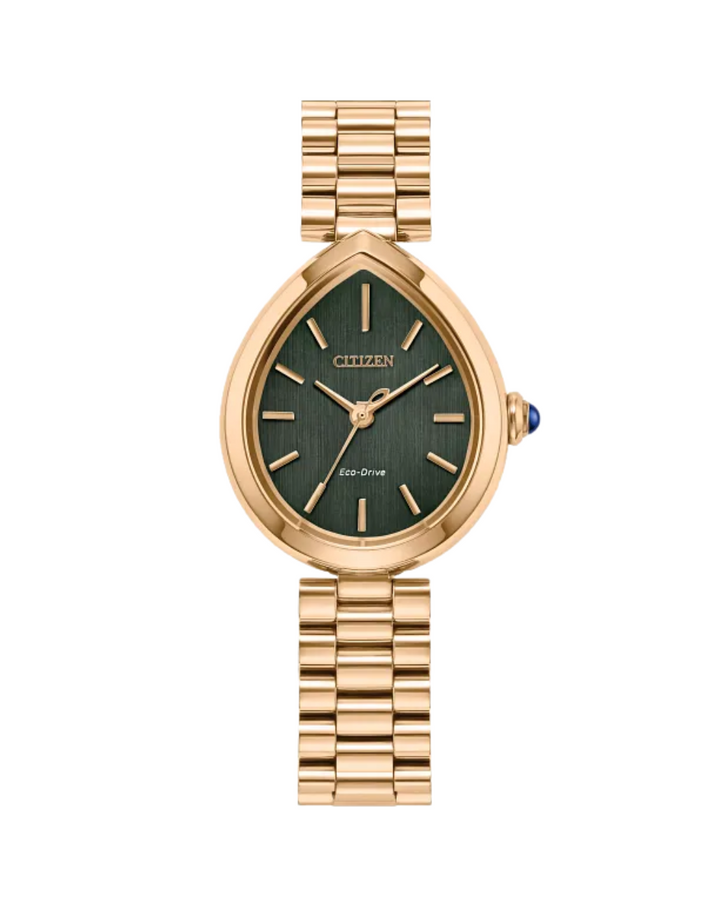 Citizen Eco-Drive L Rainell Gold-Tone Ladies Watch - EM1203-57X