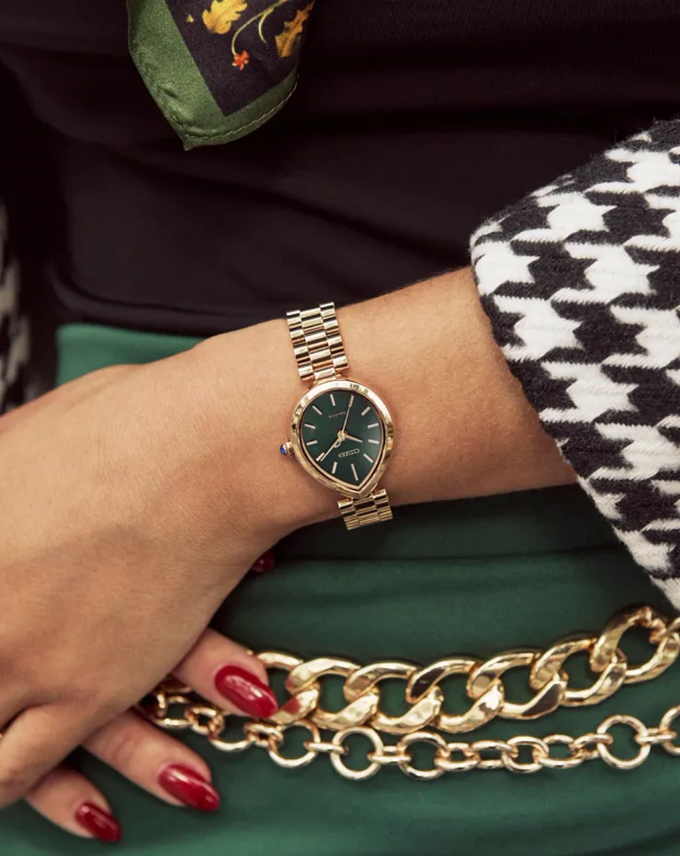 Citizen Eco-Drive L Rainell Gold-Tone Ladies Watch - EM1203-57X