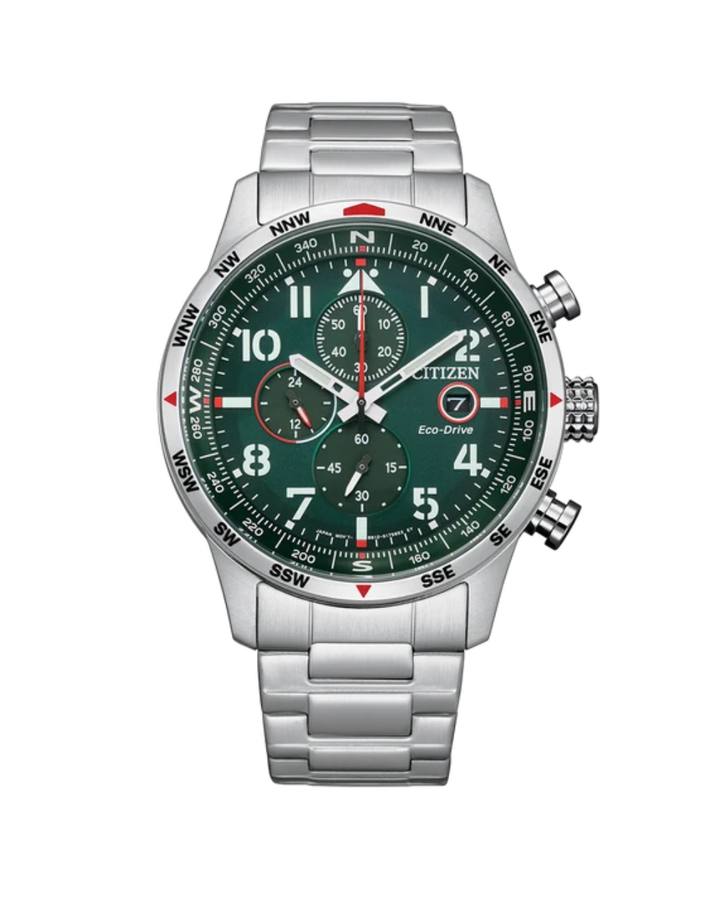 Citizen Eco Drive Classic Aviator Chronograph Watch - CA0791-81X