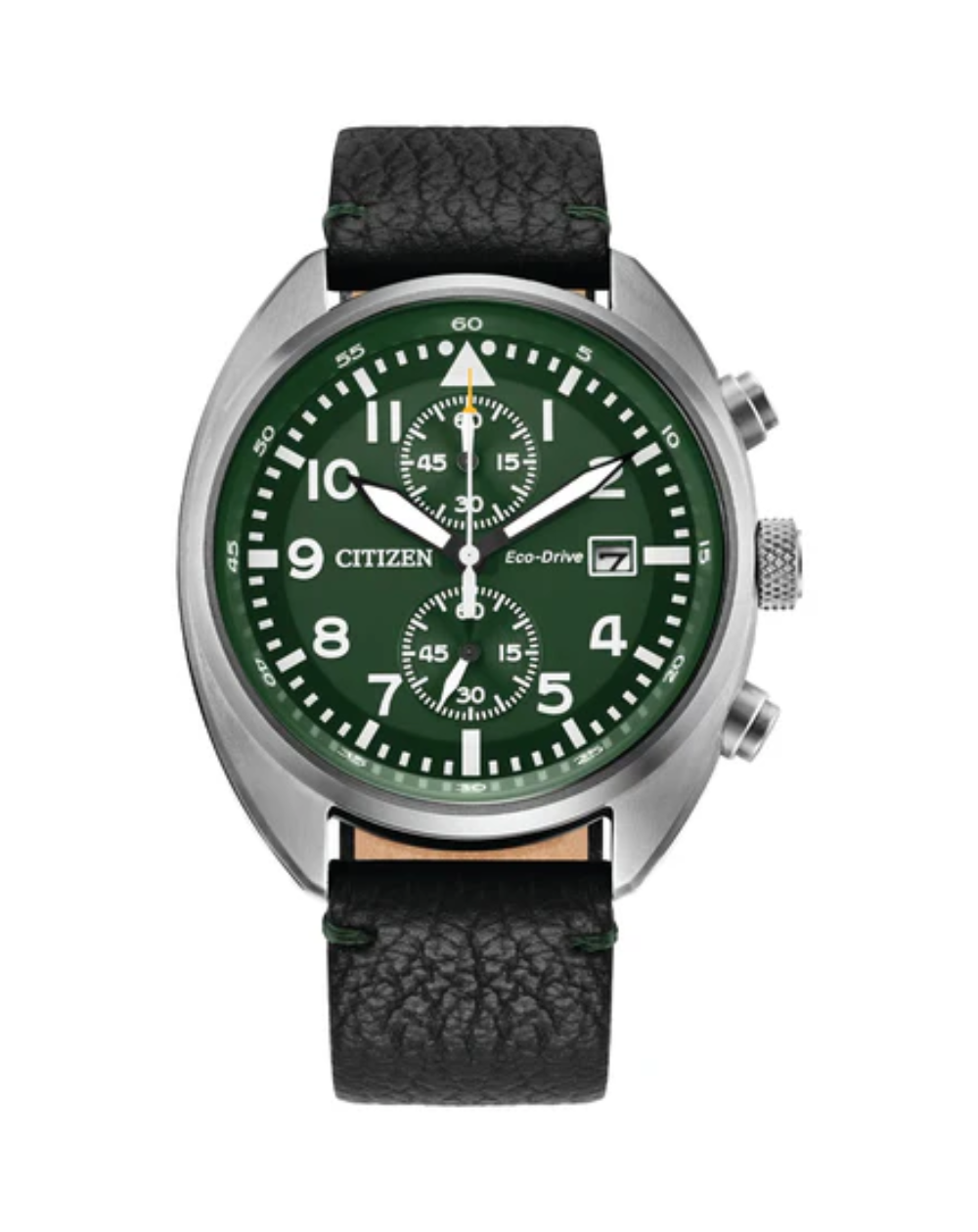 Citizen Eco Drive Dark Green Chronograph Mens Watch - CA7041-07X
