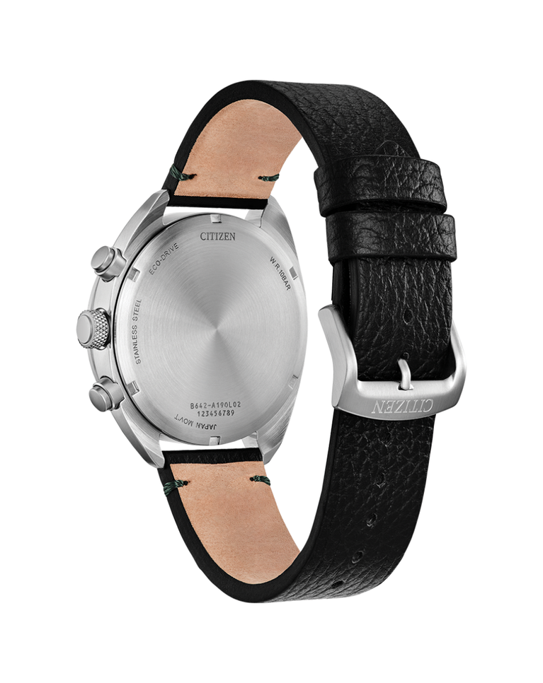 Citizen Eco Drive Dark Green Chronograph Mens Watch - CA7041-07X