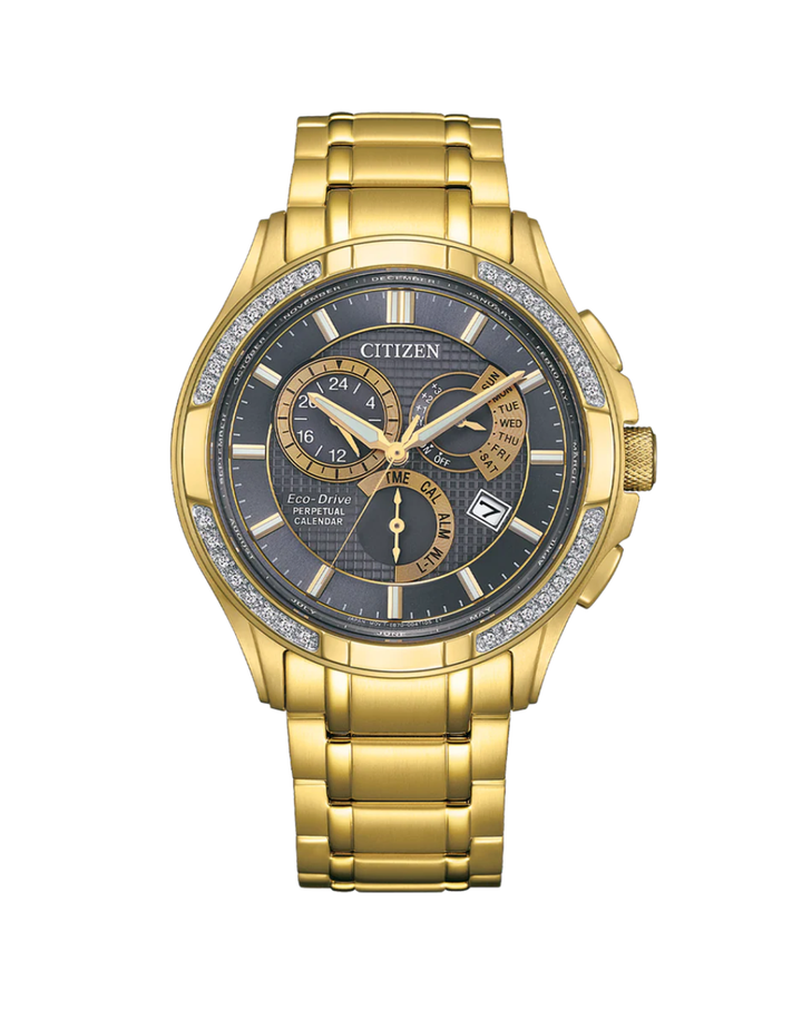 Citizen Eco Drive Sport Luxury Chronograph Diamond Mens Watch - BL8172-59H