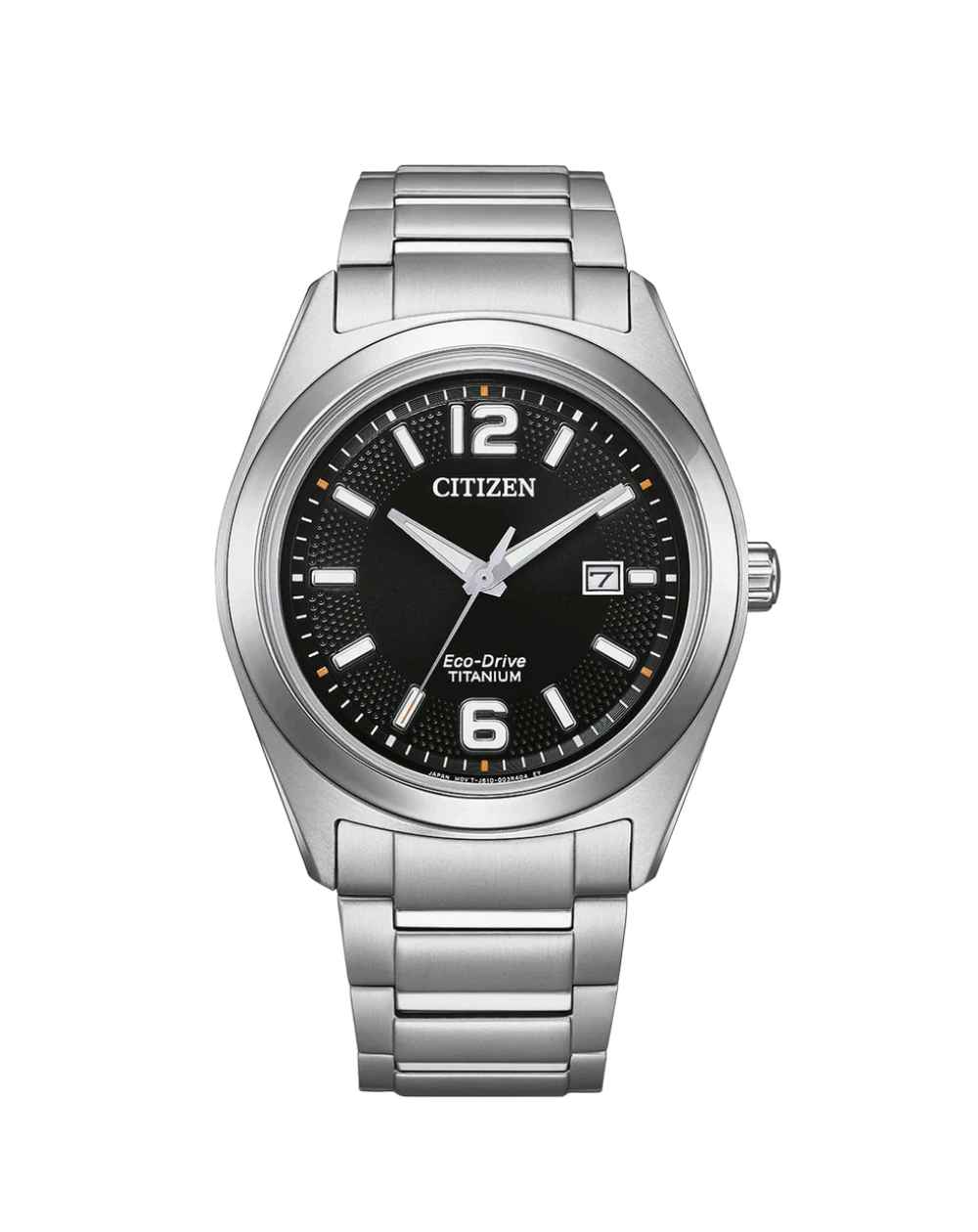 Citizen Eco Drive Super Titanium Black Dial Mens Watch - AW1641-81E