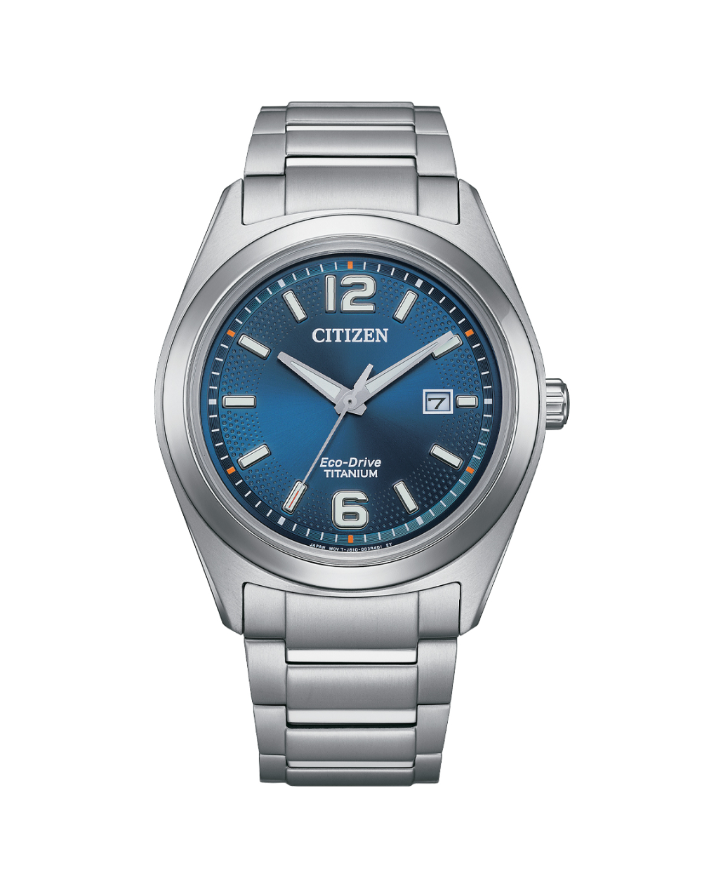 Citizen Eco Drive Super Titanium Blue Dial Mens Watch - AW1641-81L