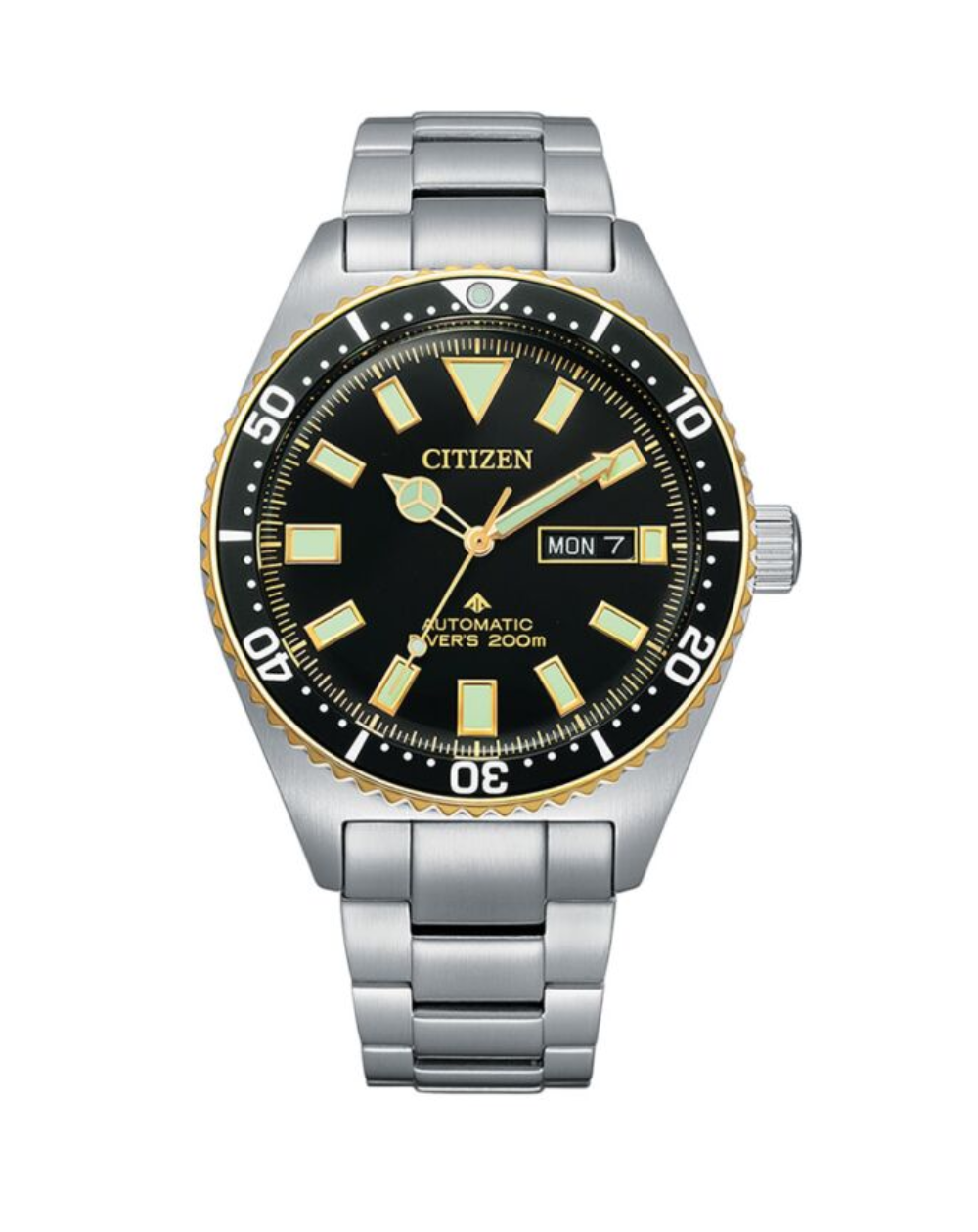 Citizen Promaster Automatic Two Tone Black Dial Men's Watch - NY0125-83E