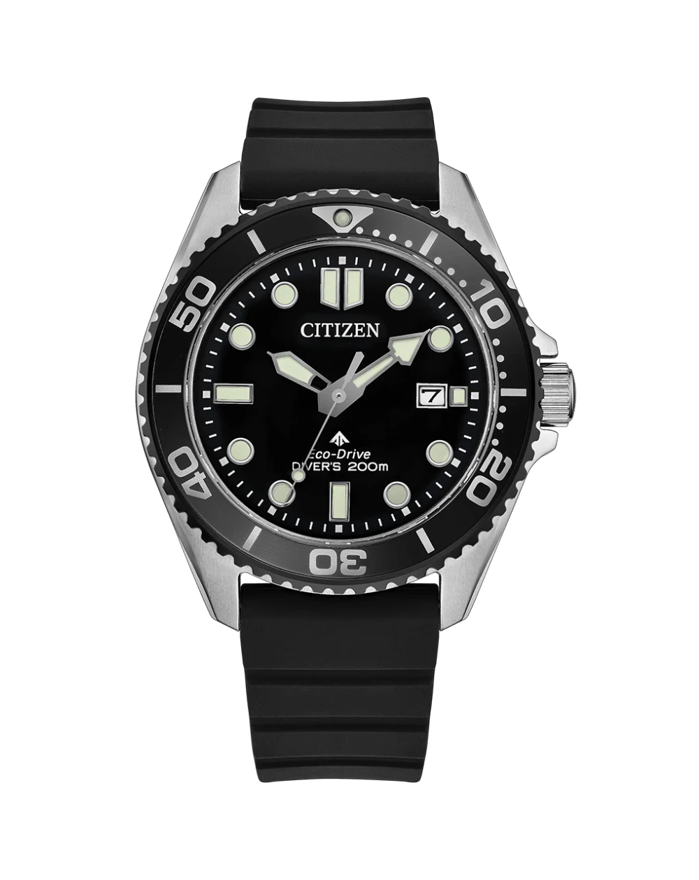 Citizen Promaster Diver Eco-Drive Black Dial Mens Watch - BN0266-07E
