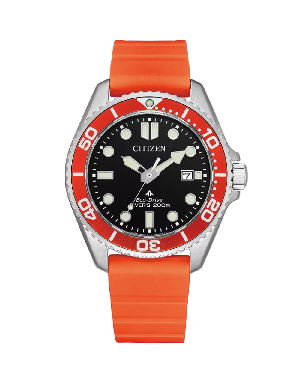 Citizen Promaster Eco Drive Orange Divers Watch - BN0268-01E