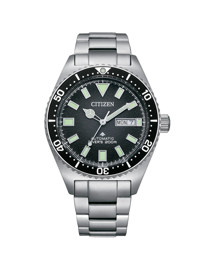 Citizen Promaster Marine Automatic Black Dial Mens Watch - NY0120-52E