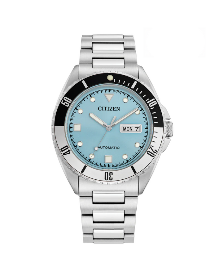 Citizen Sports Automatic Light Blue Dial Mens Watch - NH7530-52L