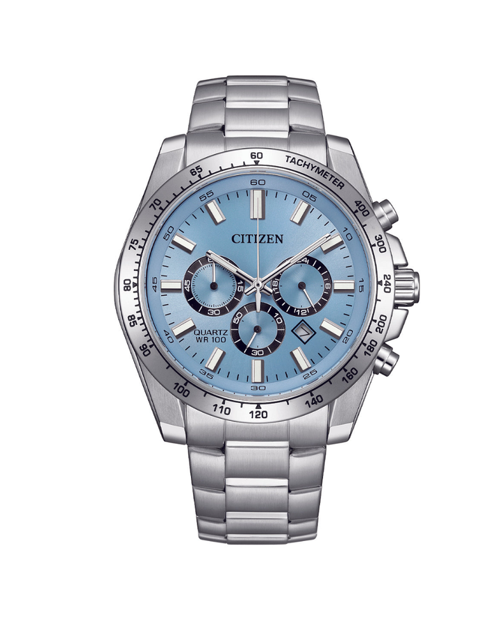 Citizen Sports Chronograph Quartz Blue Dial Men's Watch - AN8230-59L