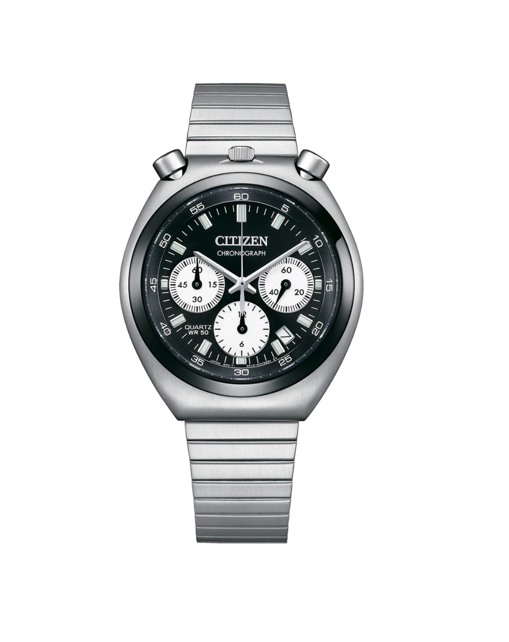 Citizen Tsuno Bullhead Black Dial Mens Chronograph Watch - AN3660-81E