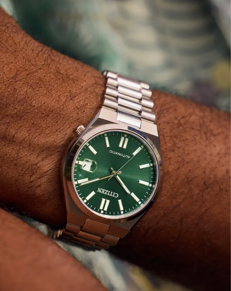 Citizen Tsuyosa Automatic 37mm Green Dial Unisex Watch - NJ0200-50X