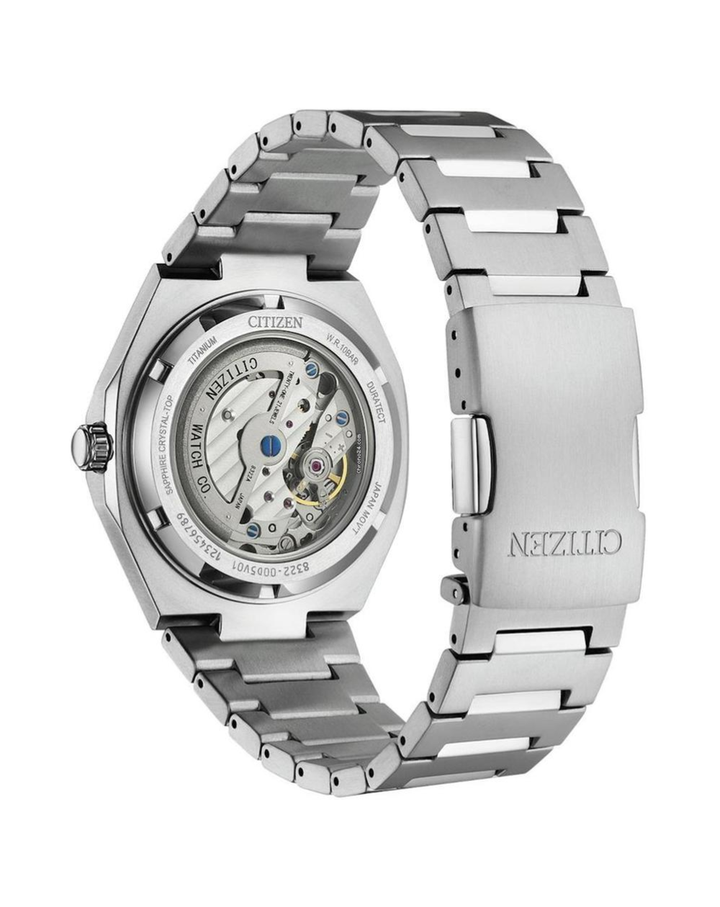 Citizen Zenshin 60 Super Titanium Green Automatic Mens Watch - NK5020-58X