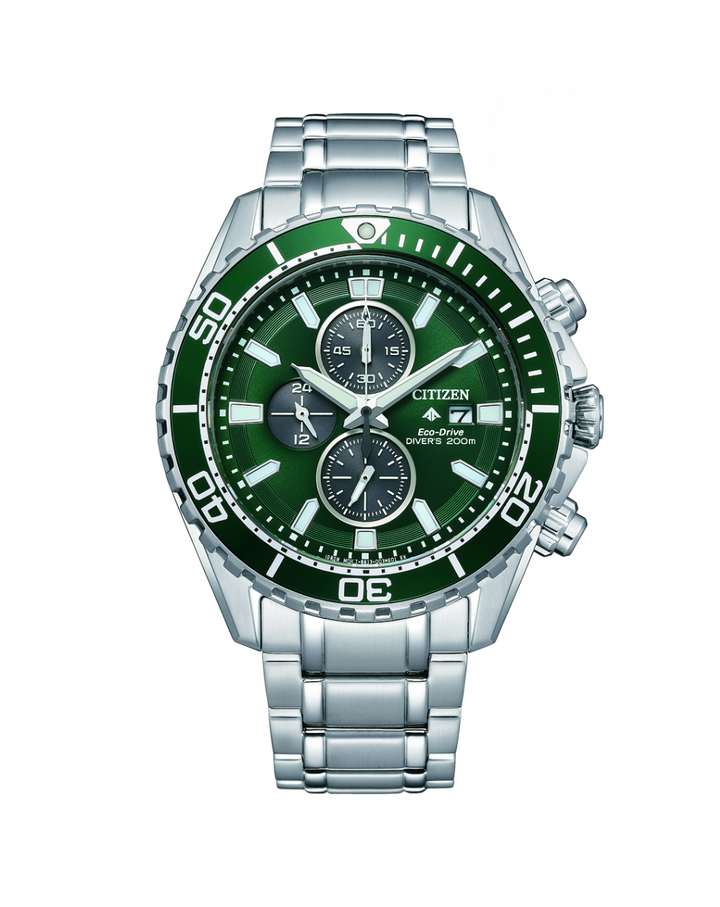 Citizen Eco-Drive Diver Emerald Men's Watch - CA0820-50X