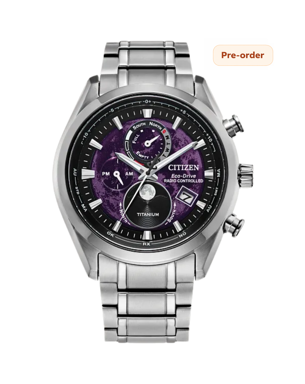 Citizen Radio Controlled Eco Drive Titanium Men's Watch - BY1010-81Z