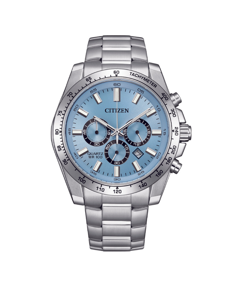 Citizen Sports Chronograph Quartz Blue Dial Men's Watch - AN8230-59l