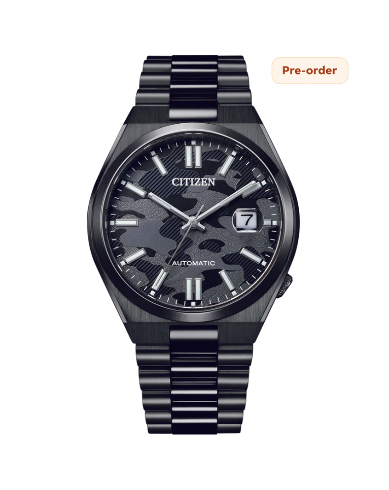Citizen Tsuyosa Automatic Black Dial Mens Watch - NJ0155-87E