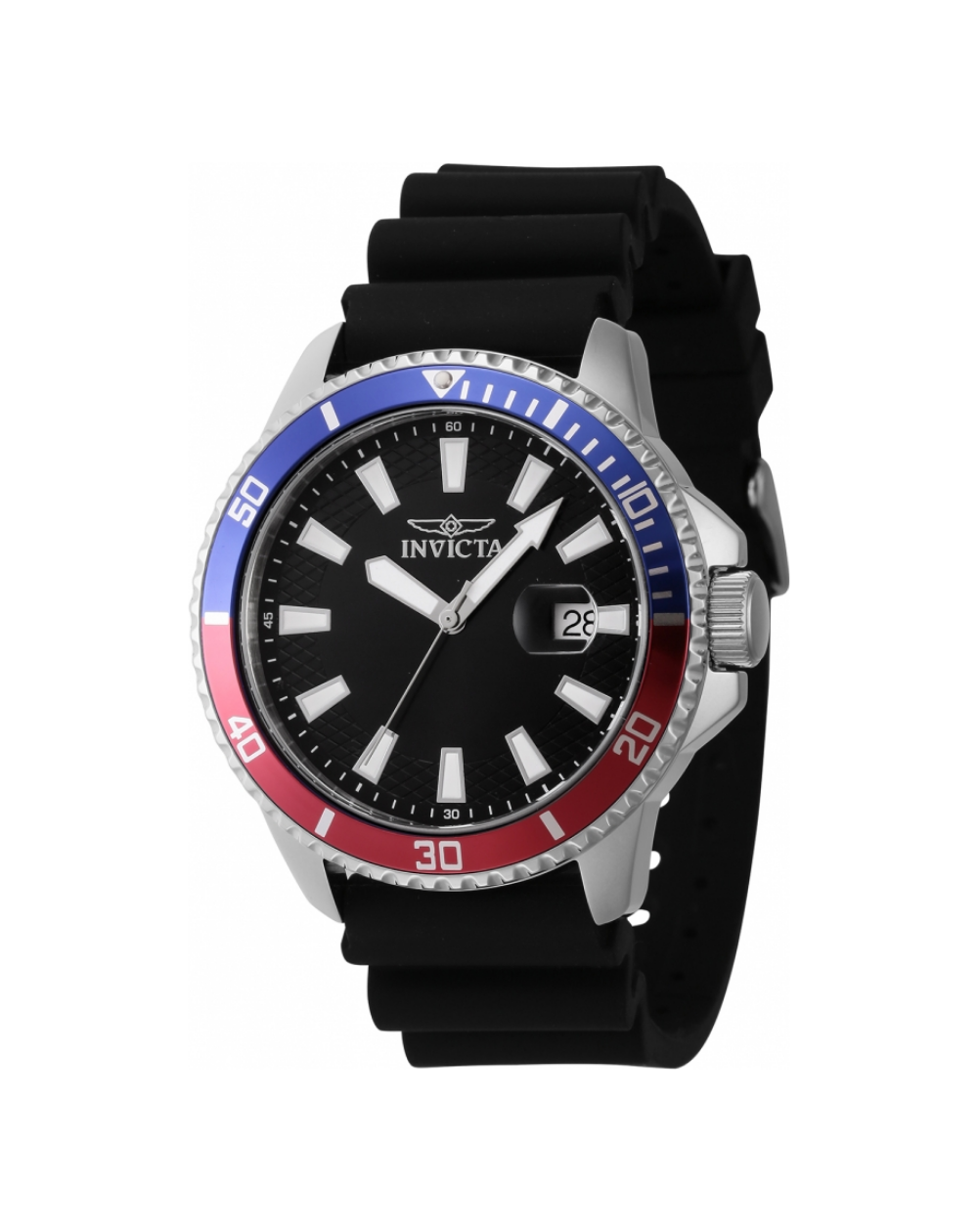 Invicta Pro Diver Pepsi Silicone Strap Men's Watch - 46131