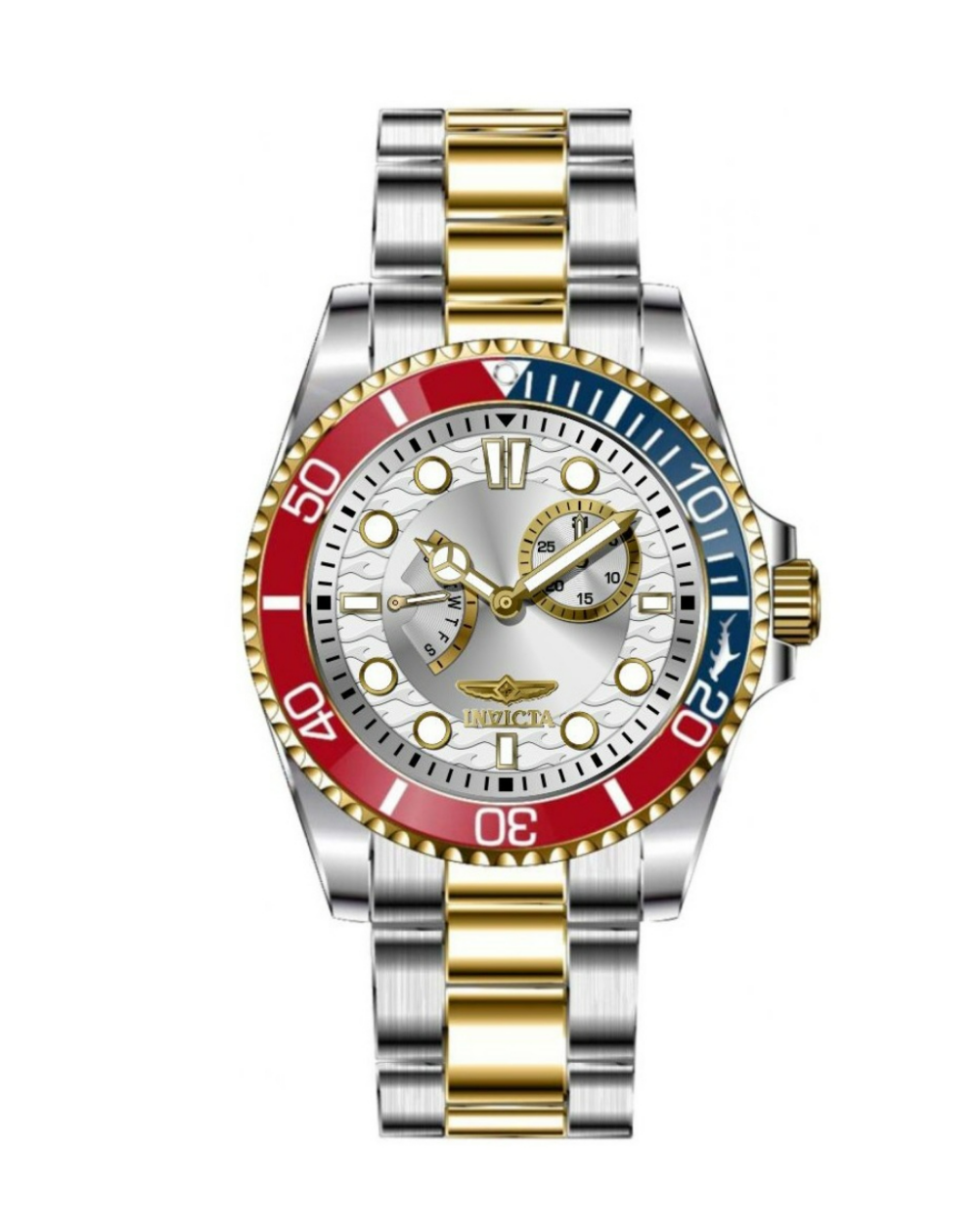 Invicta Pro Diver Two Tone Pepsi Men's Watch - 49711